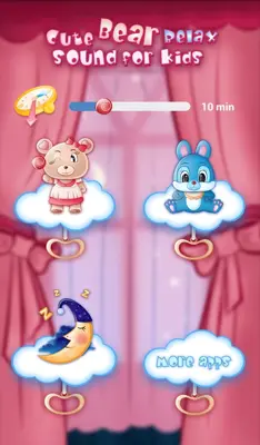 Cute Bear Relax Sound for Kids android App screenshot 0